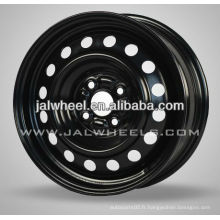 Factiry Price 15 &quot;Black Steel Wheel of Car pour le marché canadien